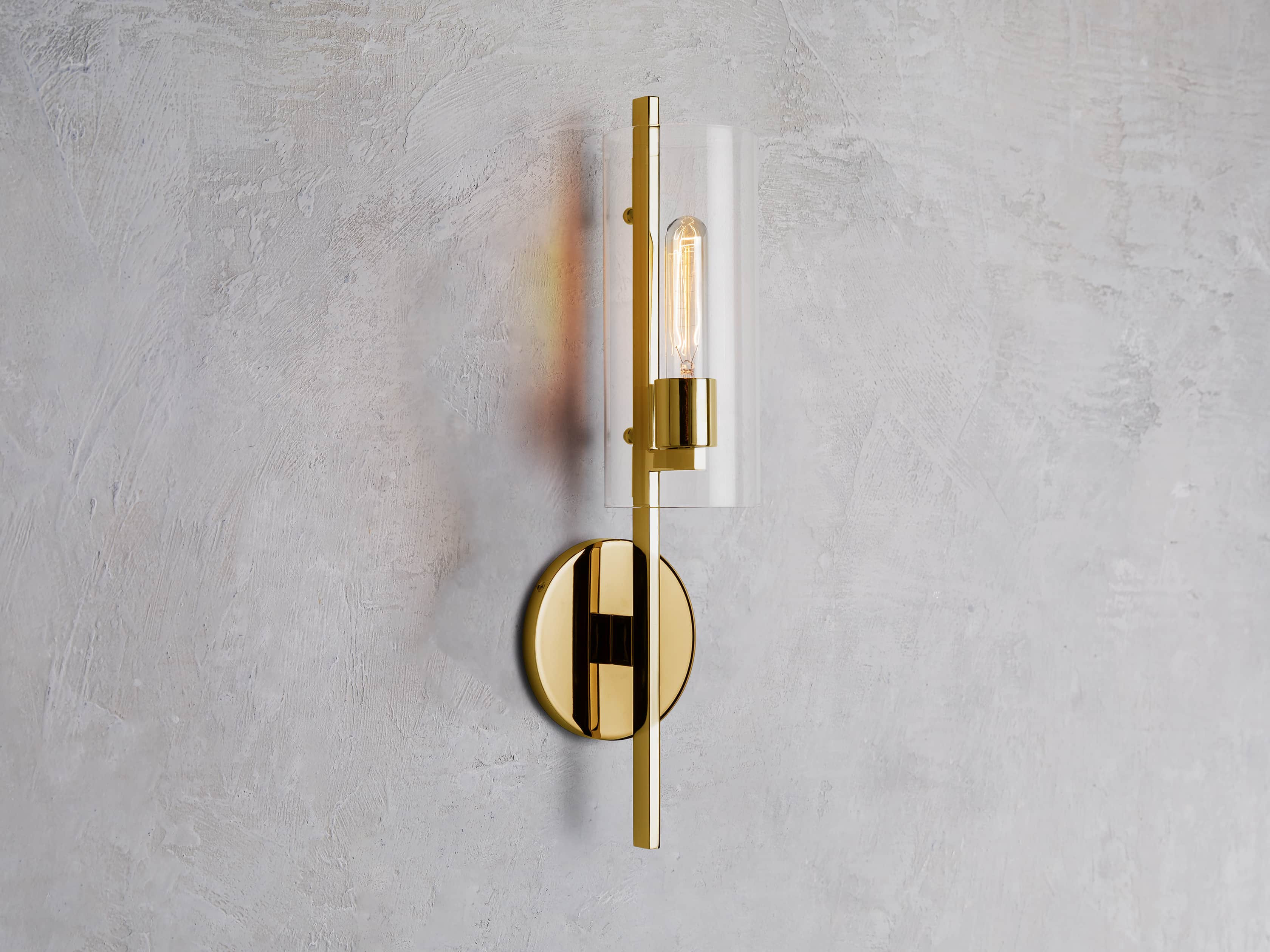 Kendrick Wall Sconce in Aged Brass | Arhaus