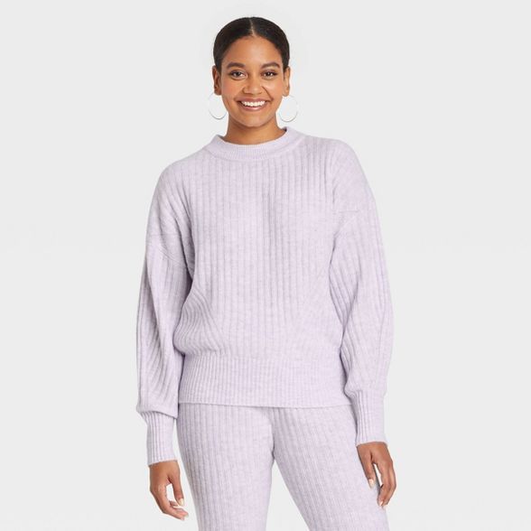 Women's Crewneck Ribbed Pullover Sweater - A New Day™ | Target