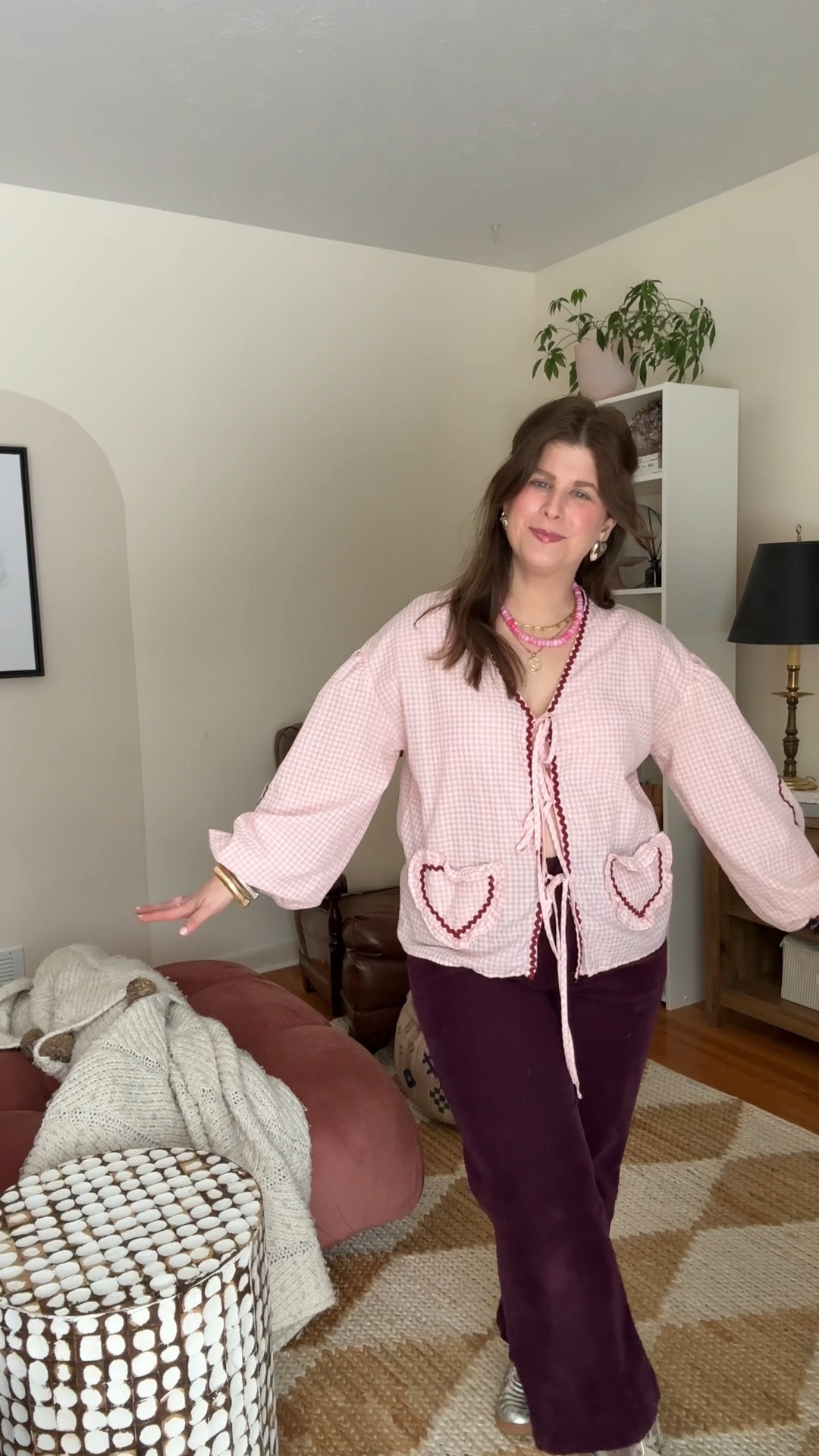 A little Valentine’s Day inspo!? 🩷💜

Love this tie top with these purple cords!

#LTKStyleTip #LTKFindsUnder100 #LTKSeasonal