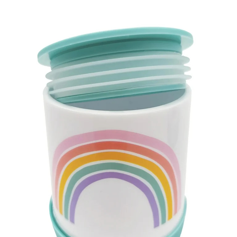 Your Zone Kids Rainbow Toothbrush Holder with Non-Slip Bottom | Walmart (US)