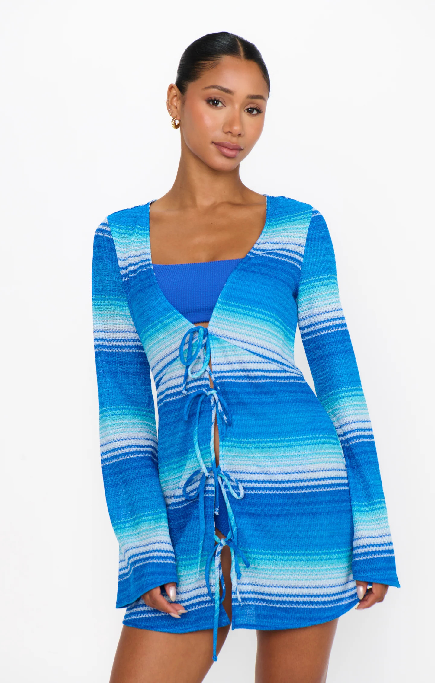 Marisol Coverup ~ Seabreeze Stripe Knit | Show Me Your Mumu