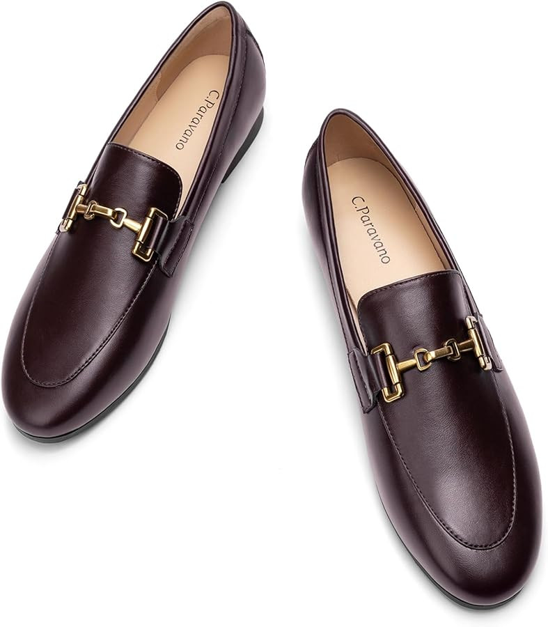 C.Paravano Loafers for Women | Penny Loafers | Slip-on Flats Shoes | Moccasin for Walking | Women... | Amazon (US)