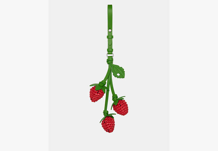 Kate Spade Charmed Strawberry Crochet Bag Charm, Ruby Red | Kate Spade Outlet