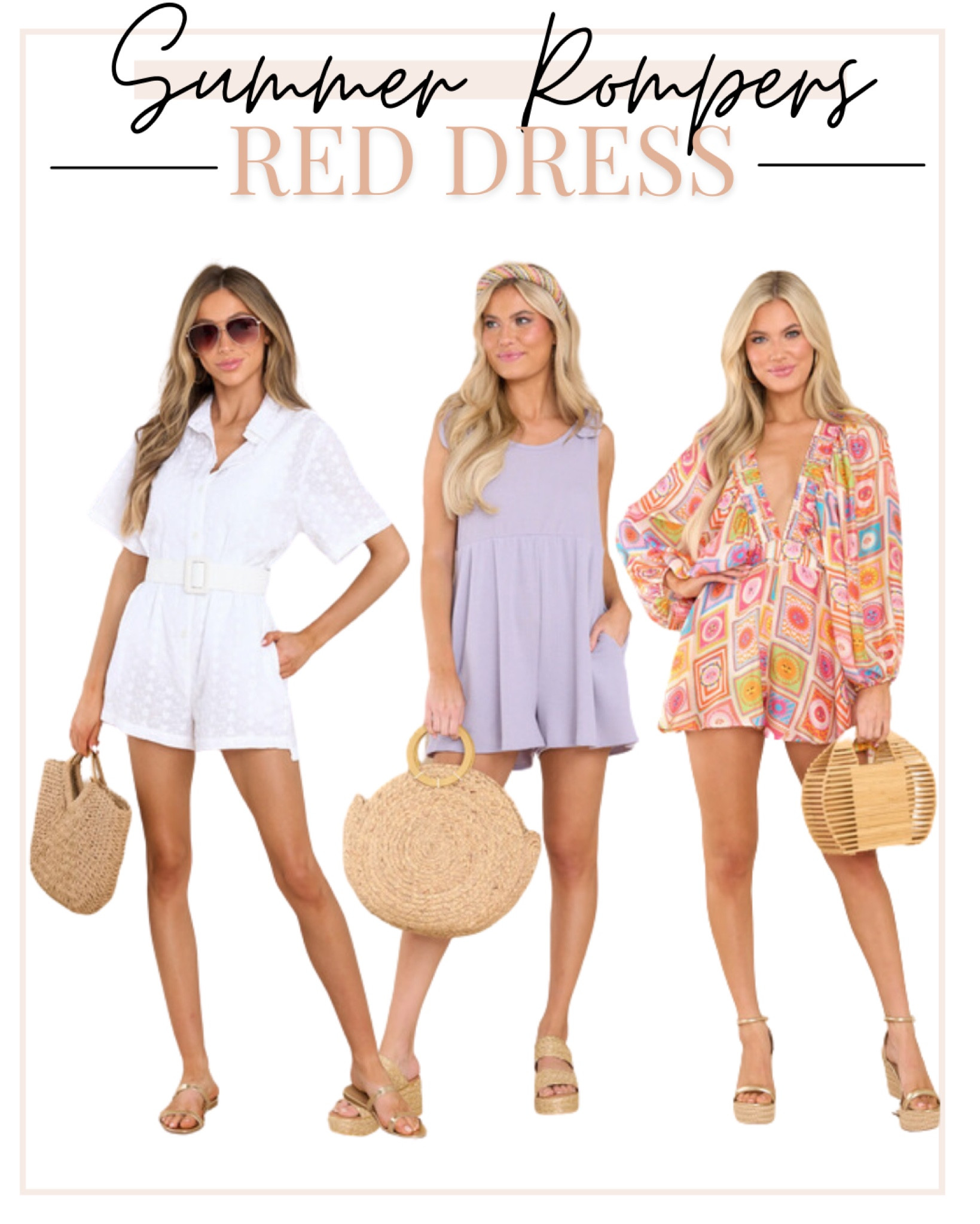 Check out these summer rompers from Red Dress

Summer outfit, summer fashion, beach outfit, vacation outfit 

#LTKtravel #LTKeurope #LTKstyletip