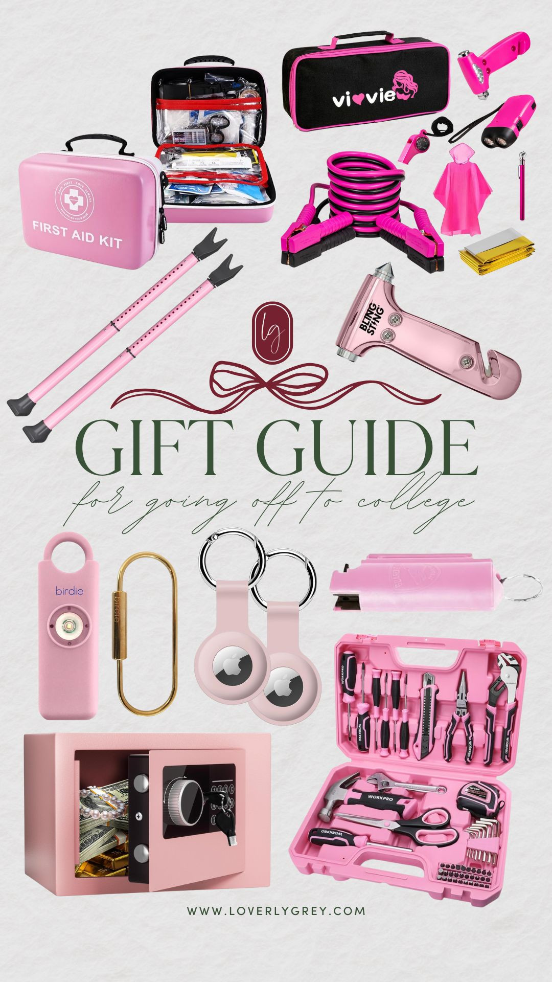 Smart, stylish, and safety-first — my Gift Guide for College Girls is filled with must-have safety items every student should own. From personal alarms and keychain tools to self-defense essentials and travel-safe gear, these picks are perfect for peace of mind on and off campus. 🎁✨

#Loverly Grey #GiftGuide #CollegeGirlGifts #SafetyGifts #HolidayGiftGuide #CampusSafety #GiftsForHer #CollegeEssentials #BackToSchool #GiftIdeas #PracticalGifts #SafetyFirst #GiftGuide2025

 

 #LTKGiftGuide #LTKHoliday #LTKKids