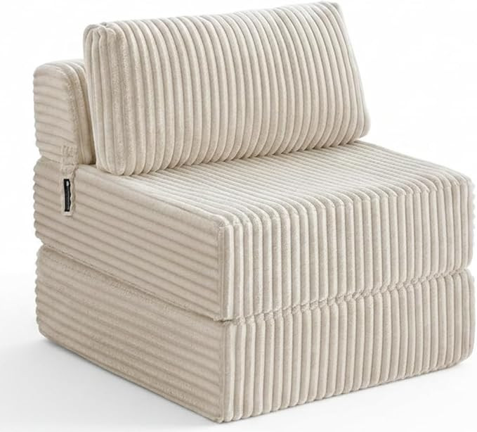 Convertible 4-in-1 Folding Sofa Bed Boneless Sleeper Chair Couch Foldable Chaise Lounger & Mattre... | Amazon (US)
