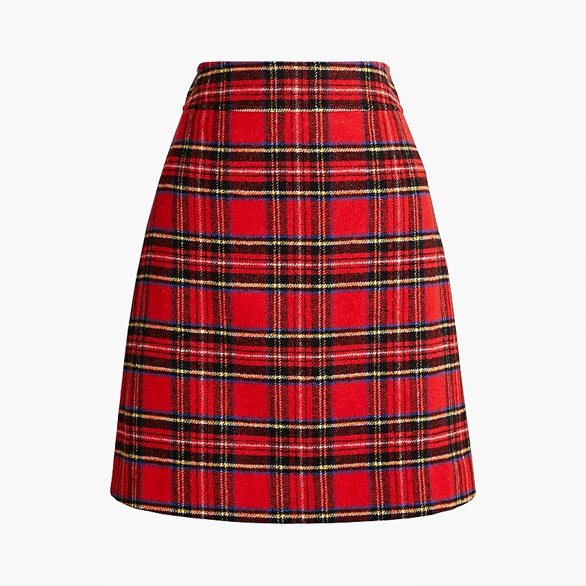 Wool-blend A-line mini skirt | J.Crew Factory