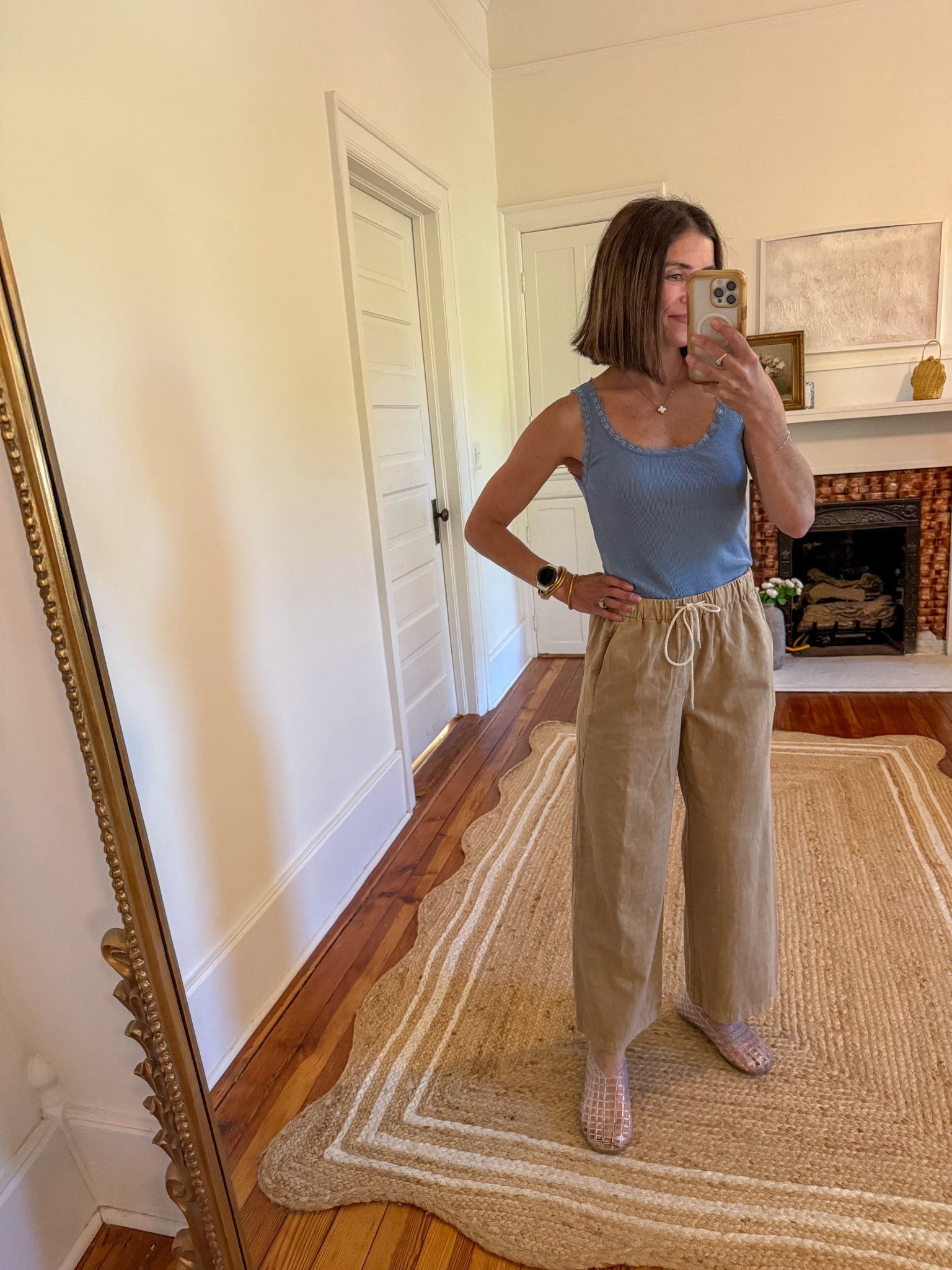 Target, Xsmall pants , small tank 

#LTKOver40 #LTKmomlife #LTKSeasonal