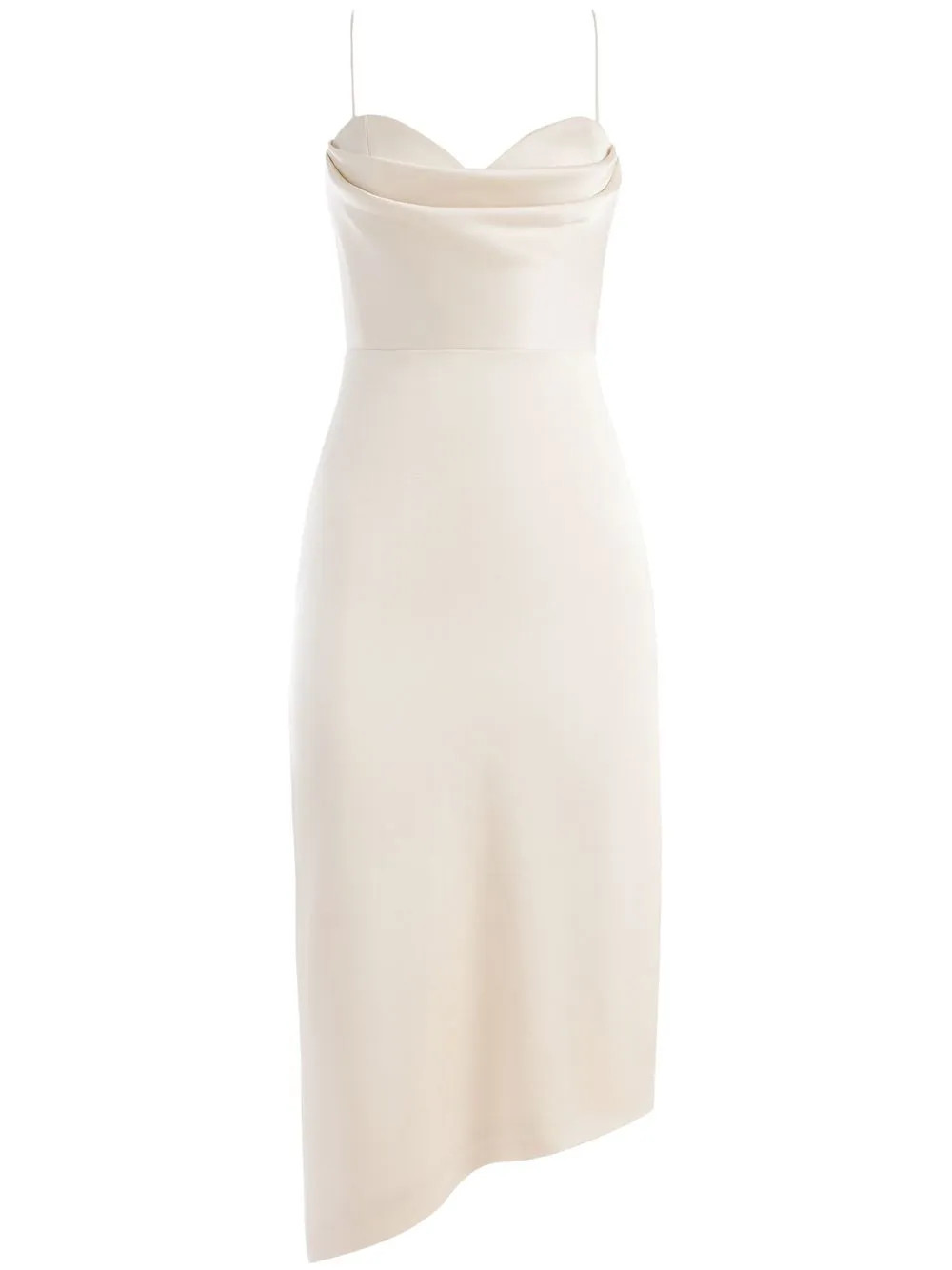 Kiyoko double-cowl midi dress | Farfetch Global