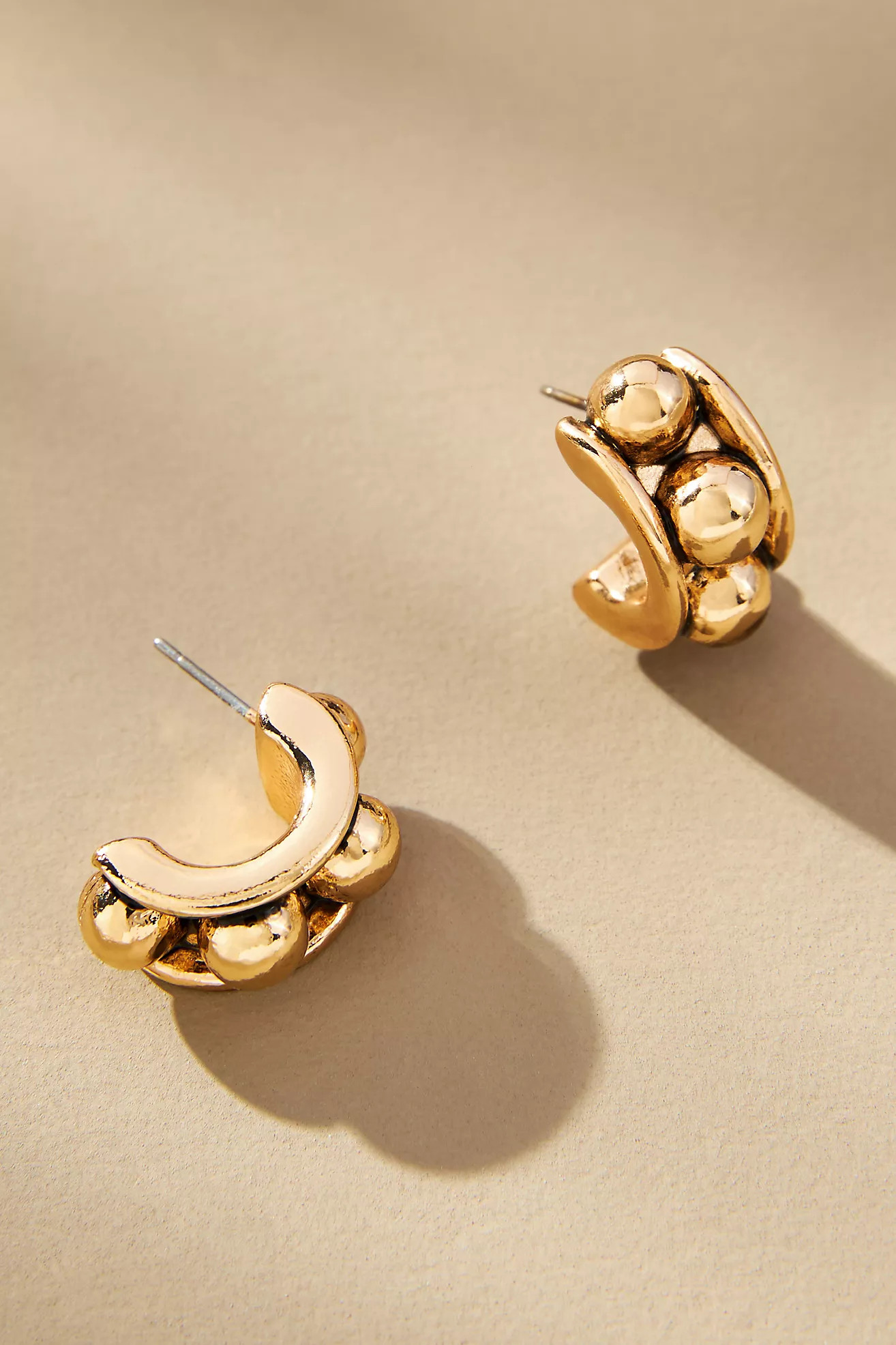 Small Ball Huggie Hoop Earrings | Anthropologie (US)