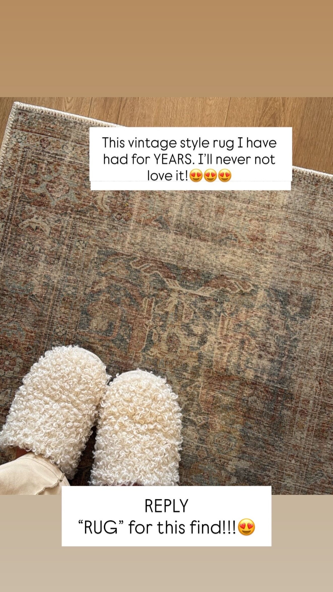 REPLY 
“RUG” for this find!!!😍