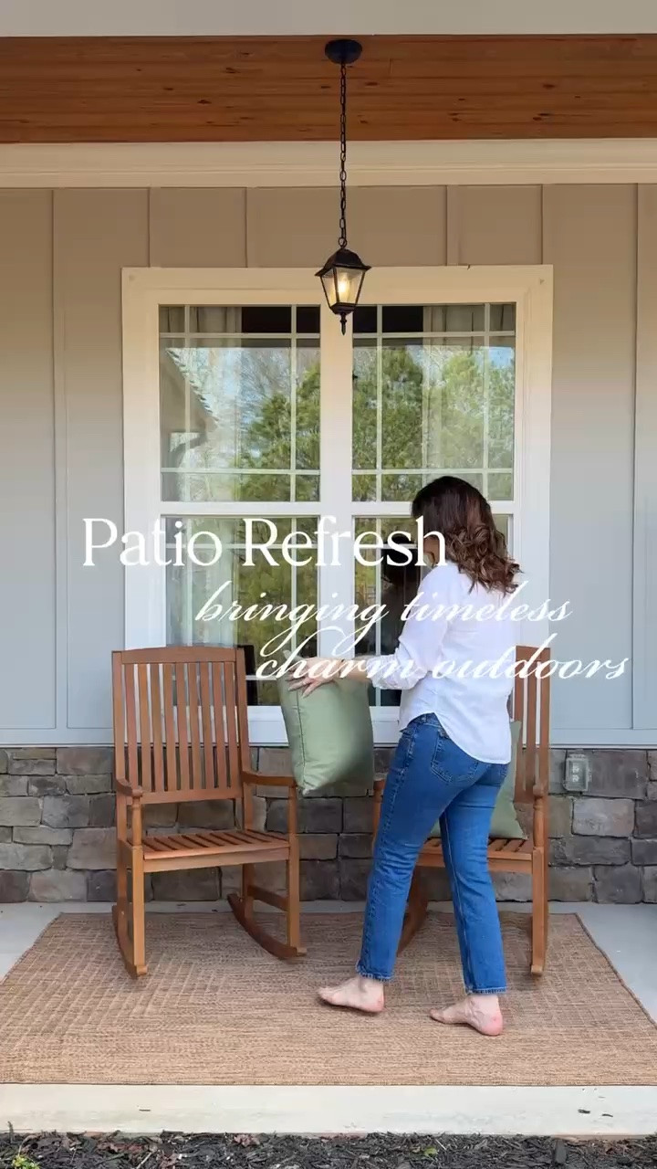 It’s the perfect time for a mid-summer patio refresh 🤍 I love the white flowers and wooden rocking chairs we put in this area and we’ve been enjoying it all summer long. If you’re looking to elevate your outdoor space, I’ve shared my favorites below. 😍🙌🏻

#LTKHome