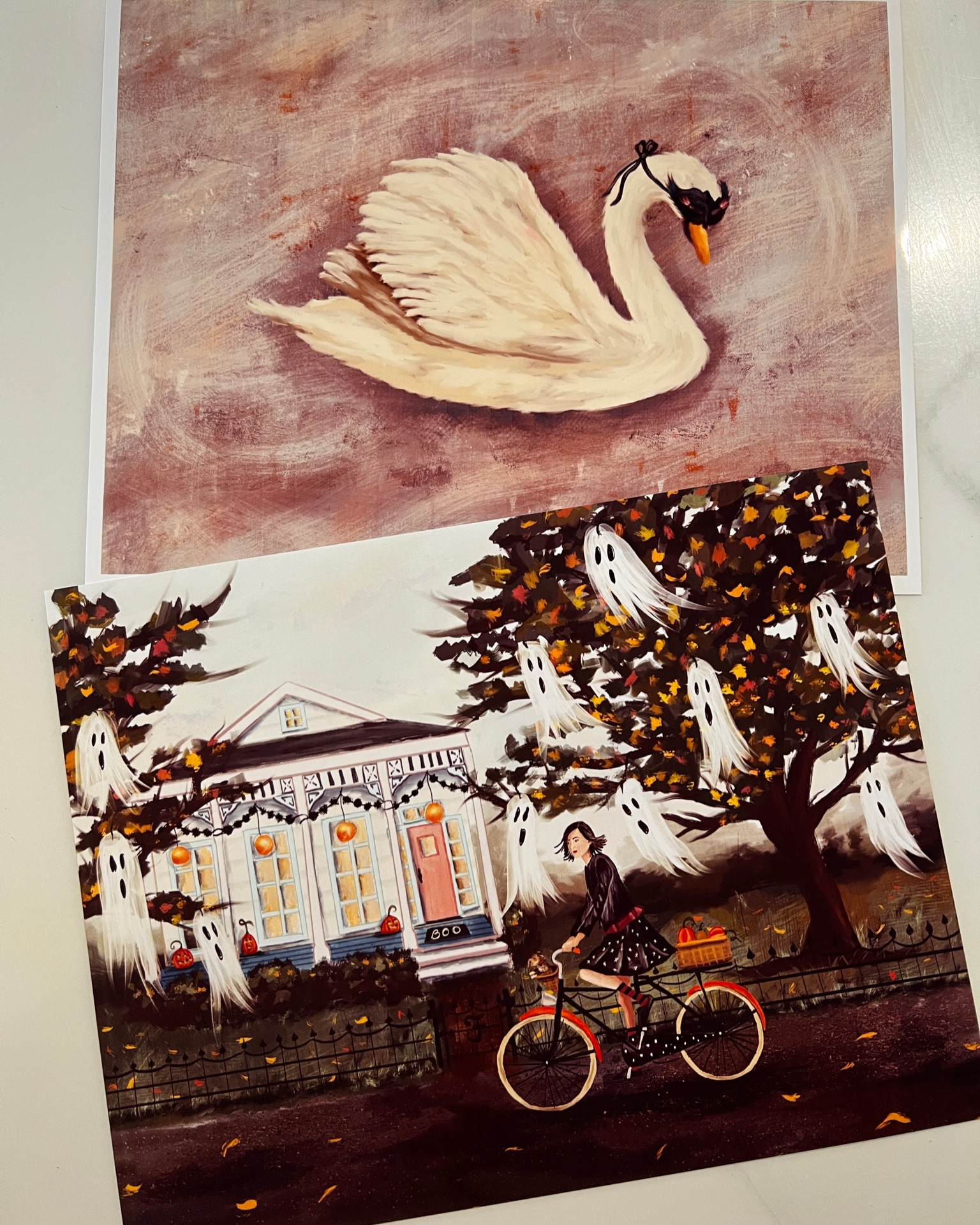 Halloween decor, Halloween art, swan print 

#LTKunder50 #LTKhome #LTKHalloween