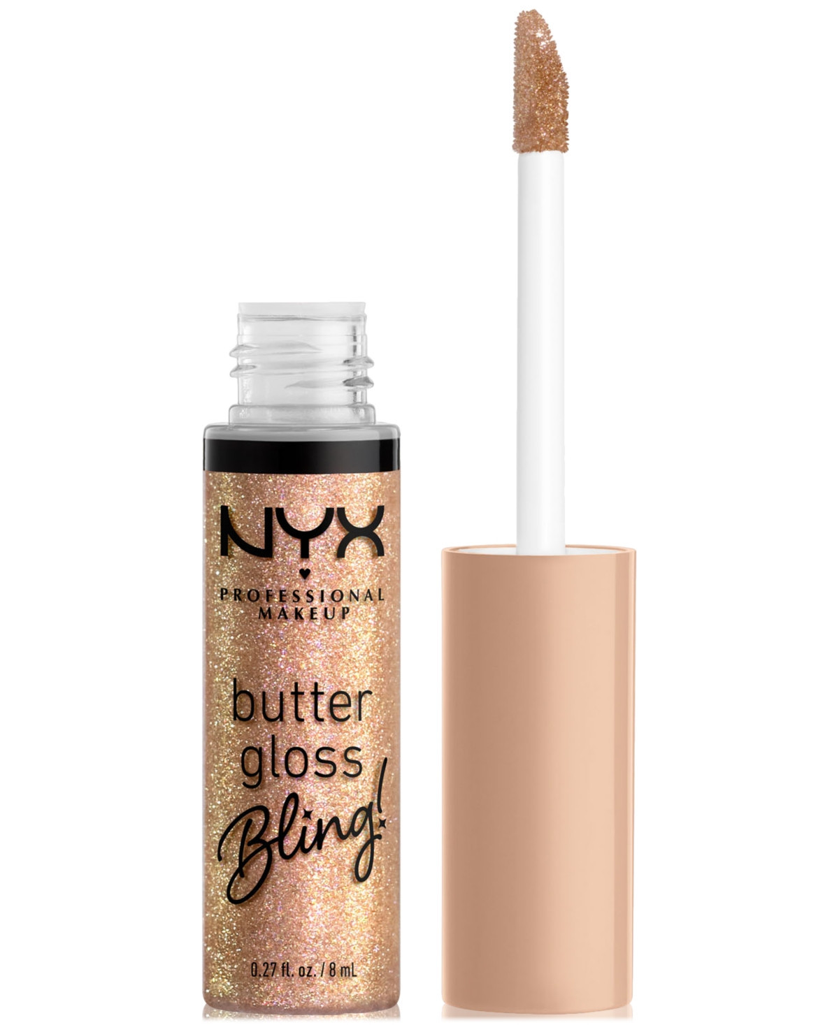 Nyx Professional Makeup Butter Gloss Bling! - Bring the Bling (gold metal) | Macy's