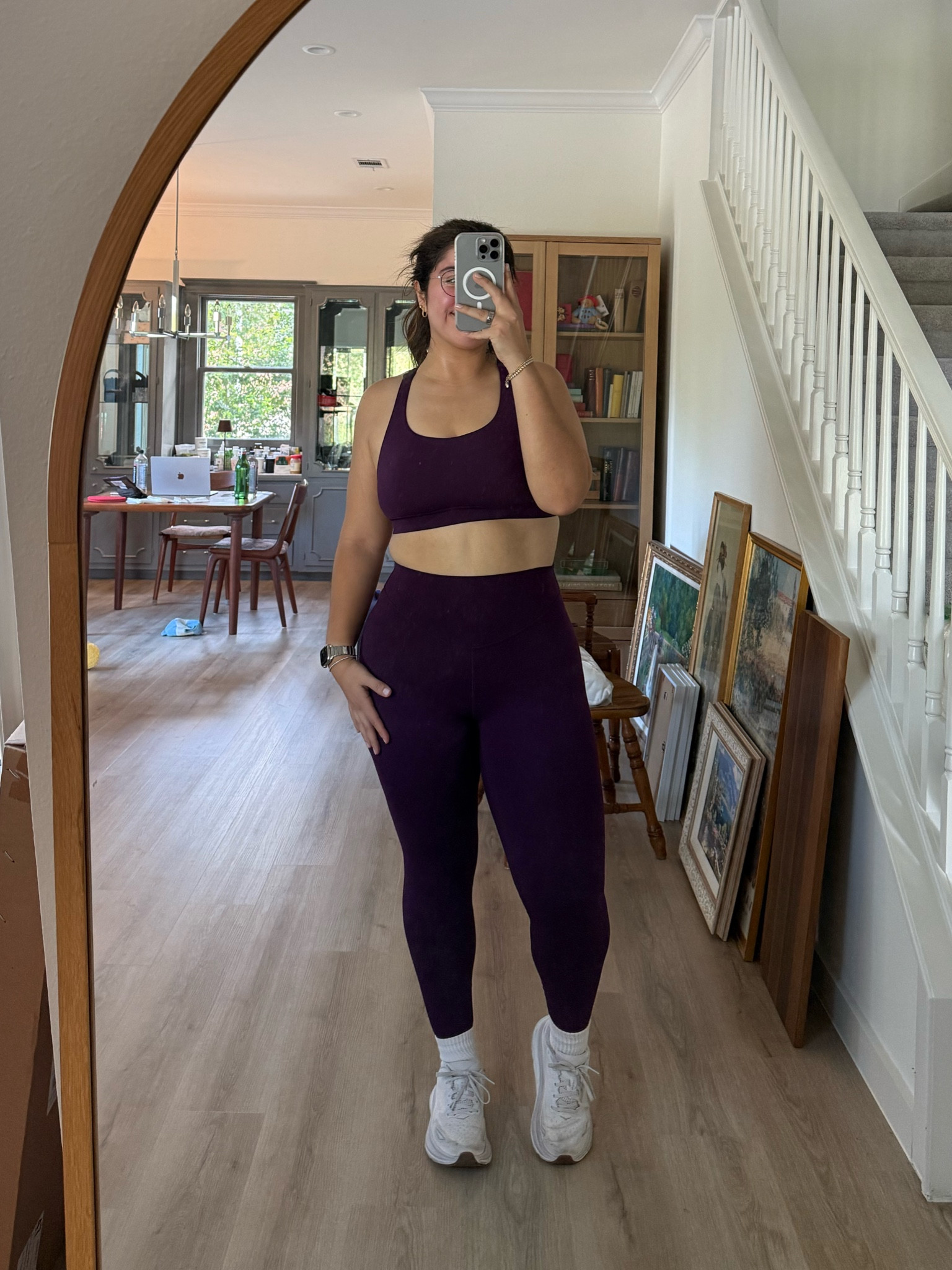 Size 8 in the bra & size 6 in the leggings!

#LTKMidsize #LTKActive #LTKGiftGuide