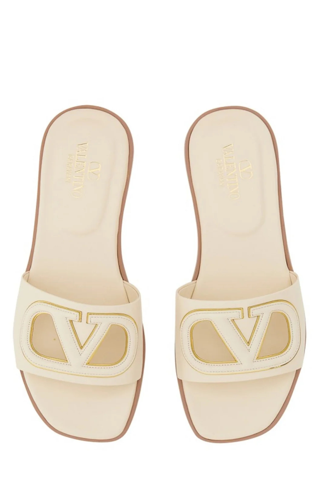 Valentino VLogo Signature Slip-On Slides | Cettire Global