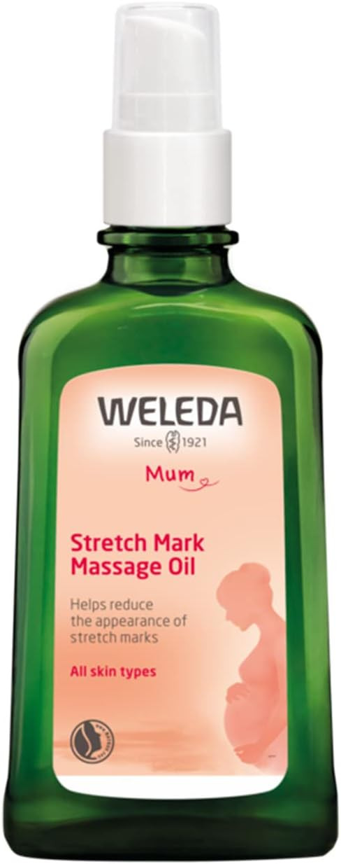 Weleda Stretch Mark Oil, Body Oil, Massage, Developed with Midwives, Vitamin A,D & E, Anti Inflam... | Amazon (UK)