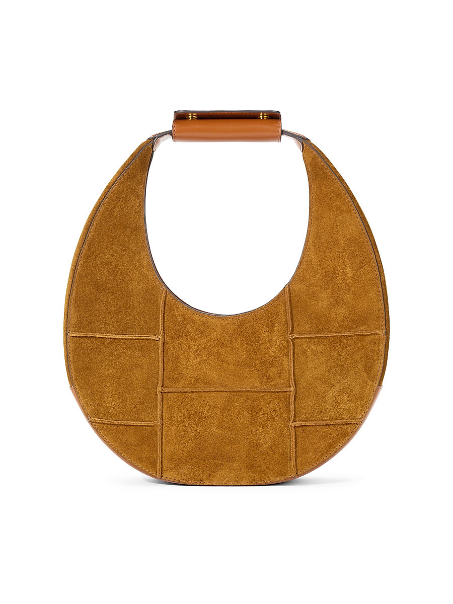 Women's Moon Suede Shoulder Bag - Tan | Saks Fifth Avenue