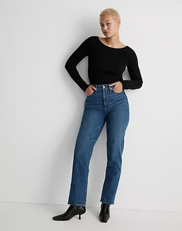 The Curvy Perfect Vintage Straight Jean in Mayfield Wash | Madewell