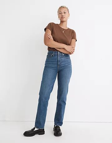 The Curvy Perfect Vintage Straight Jean in Mayfield Wash | Madewell