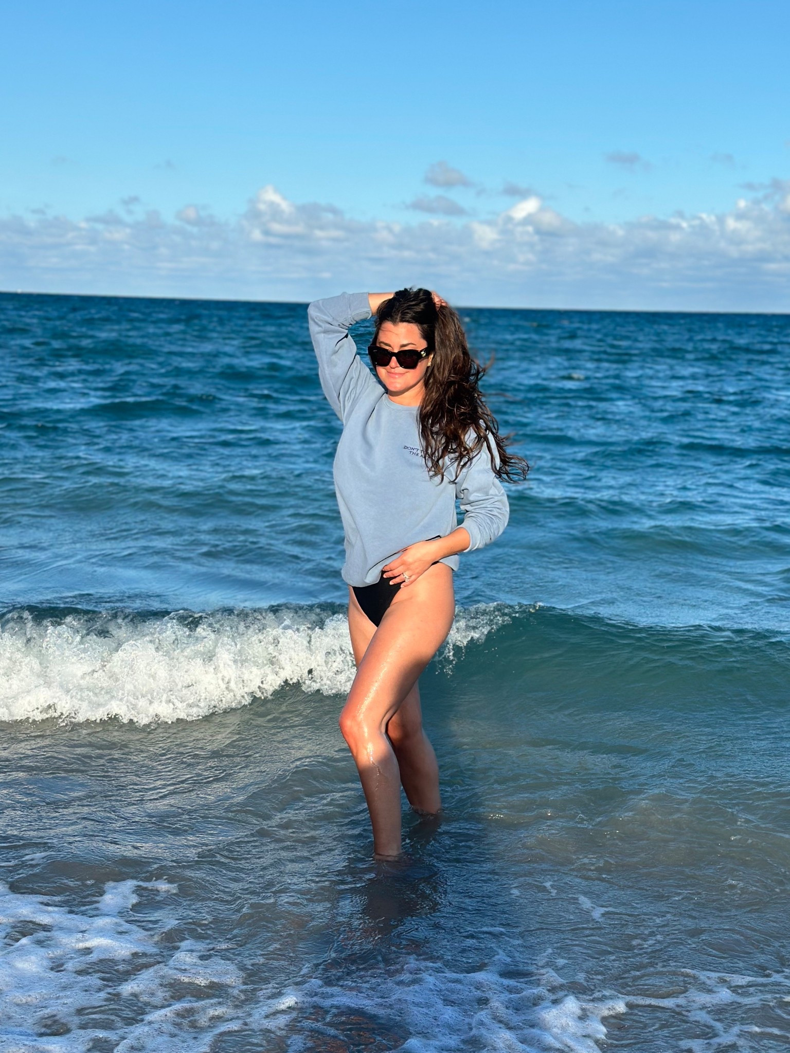 Akalia Don’t Touch The Art sweatshirt! I’m wearing a size medium. 

#LTKdayinmylife #LTKootd