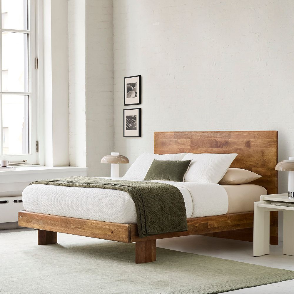 Anton Solid Wood Bed | West Elm (US)