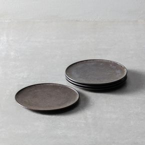 Nivo Metallic Salad Plates (Set of 6) | West Elm (US)