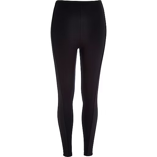 Black side panel leggings | River Island (UK & IE)