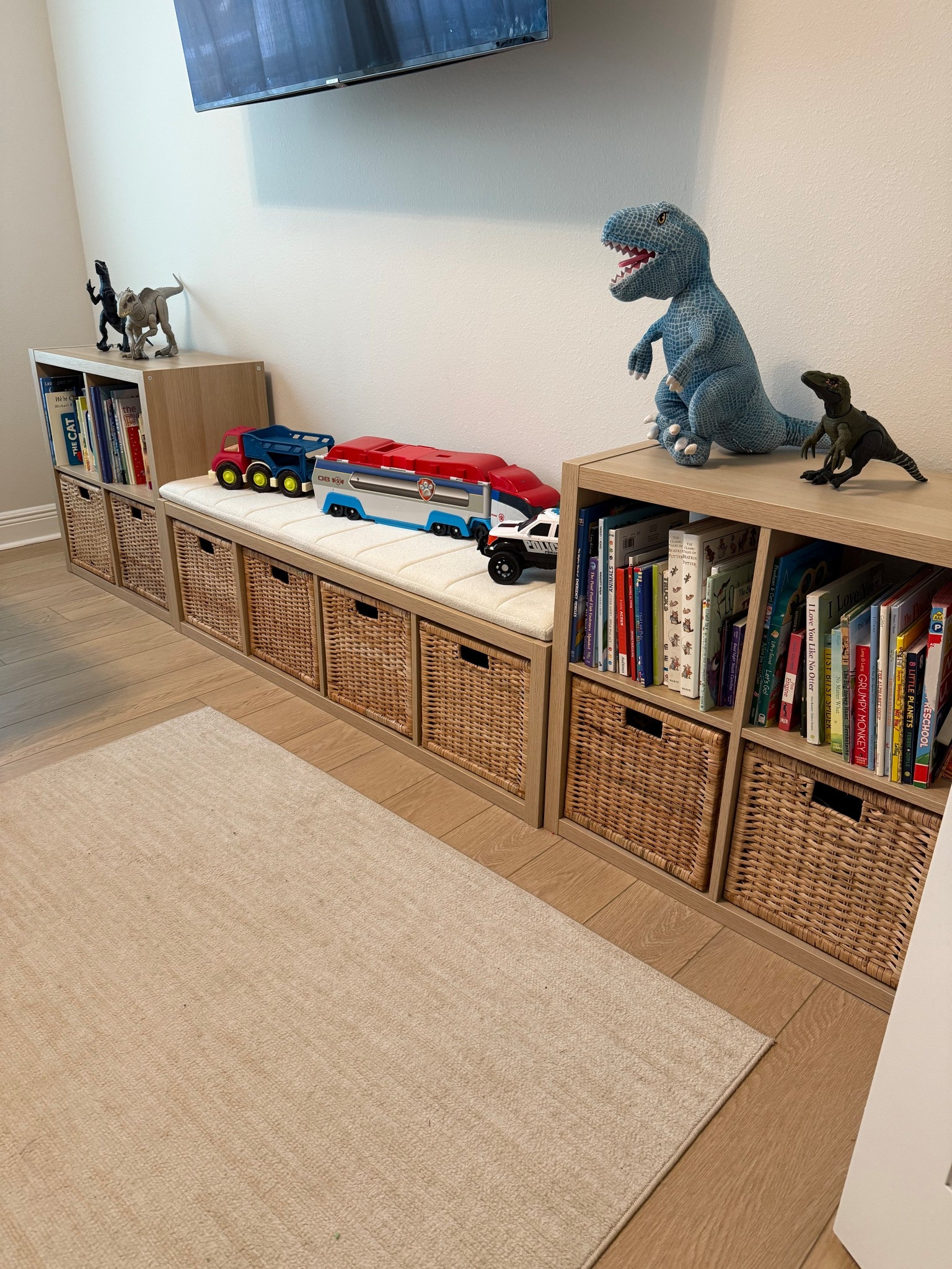 IKEA playroom hack 🫶🏼 makes organization so easy and aesthetically pleasing  

#LTKHome