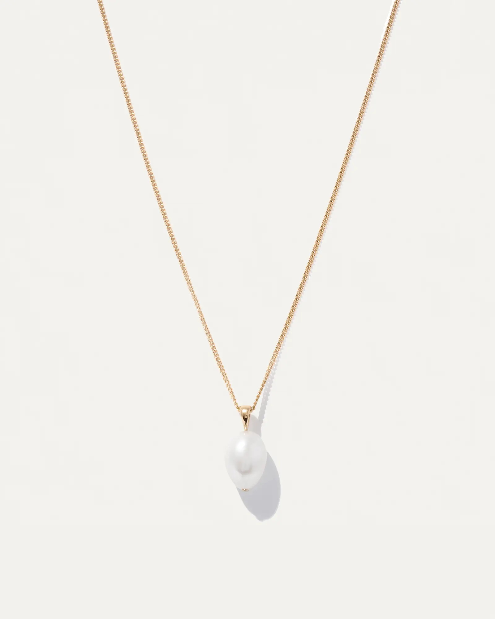 Baroque Pearl Pendant Necklace | Quince