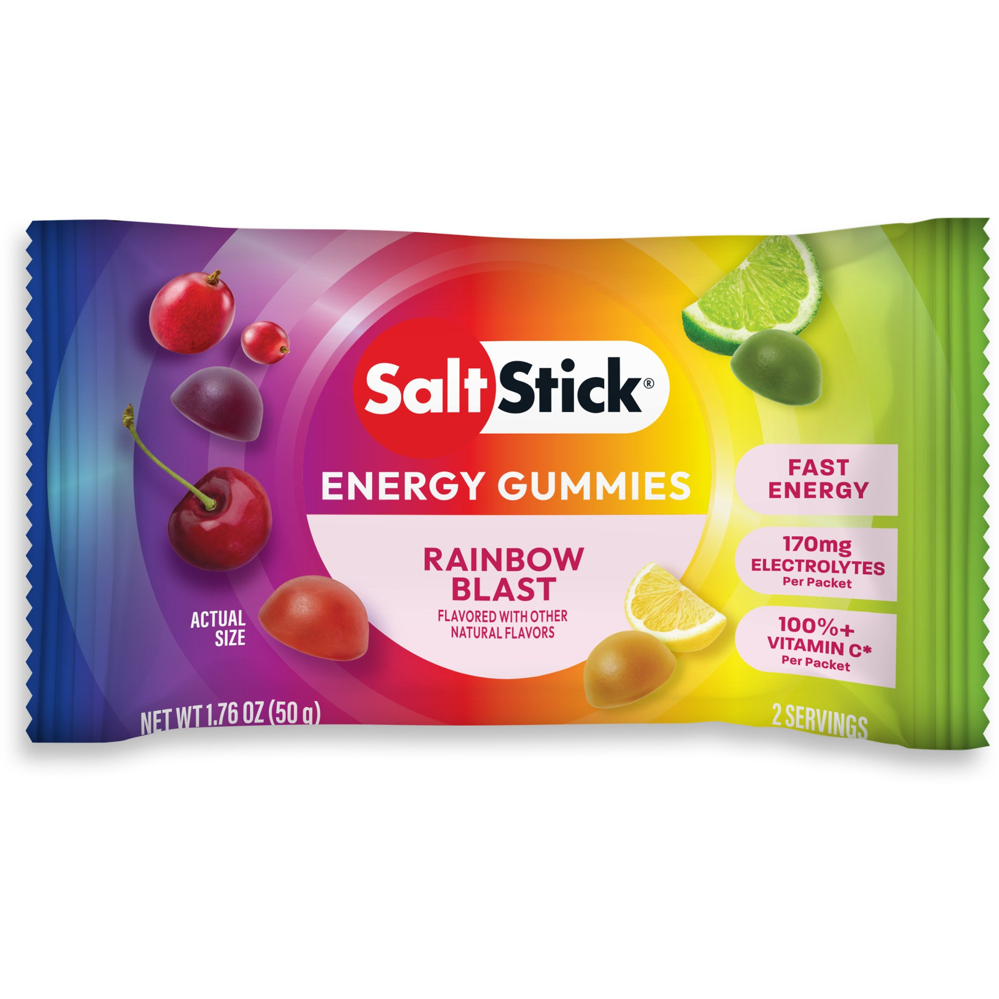 SaltStick Energy Gummies Rainbow Blast | REI