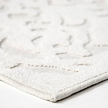 My Texas House by Orian Indoor/Outdoor Lady Bird Area Rug, 6'6" x 9'6", Natural | Amazon (US)