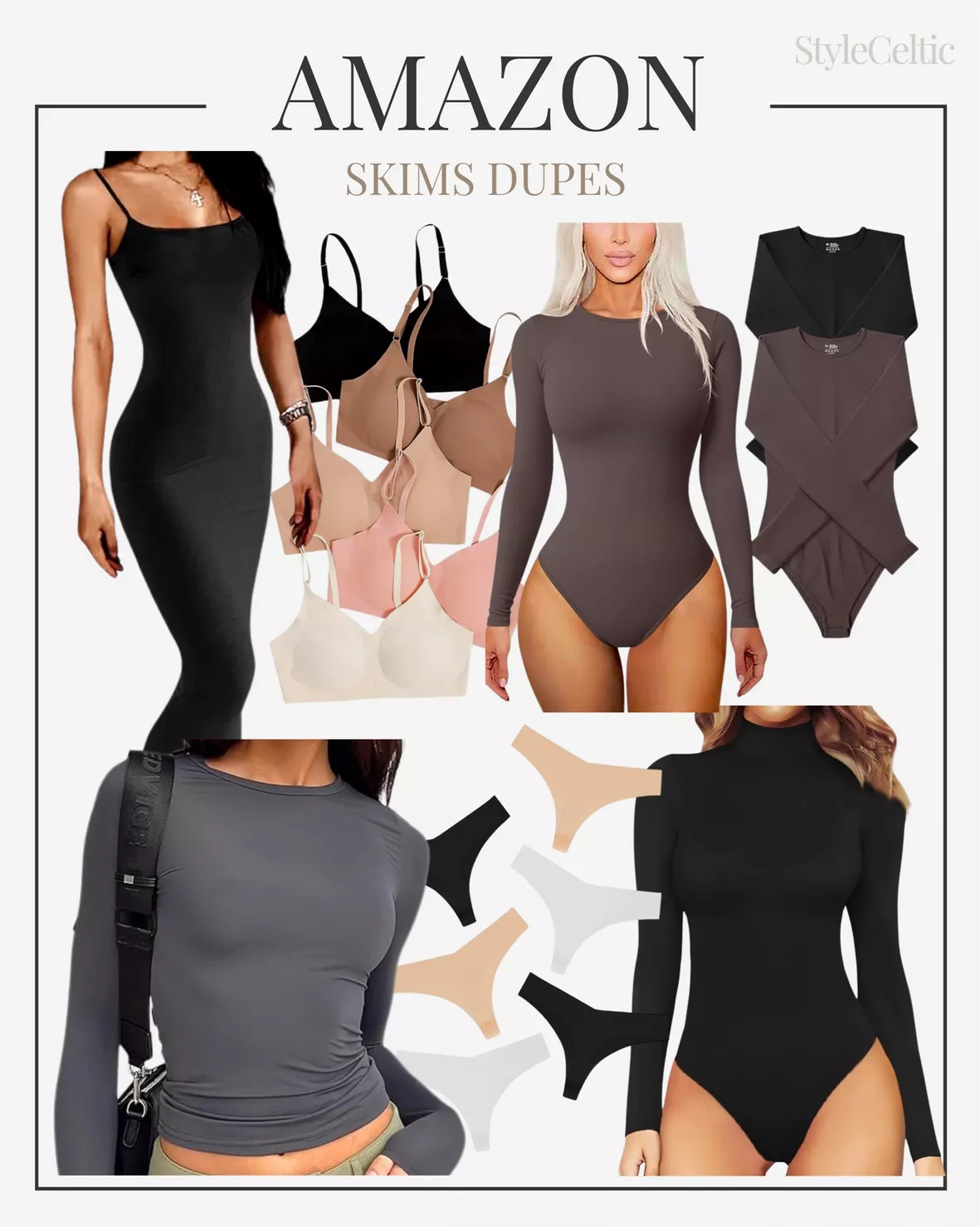 Neutral Skims Bodysuit Looks Outfit