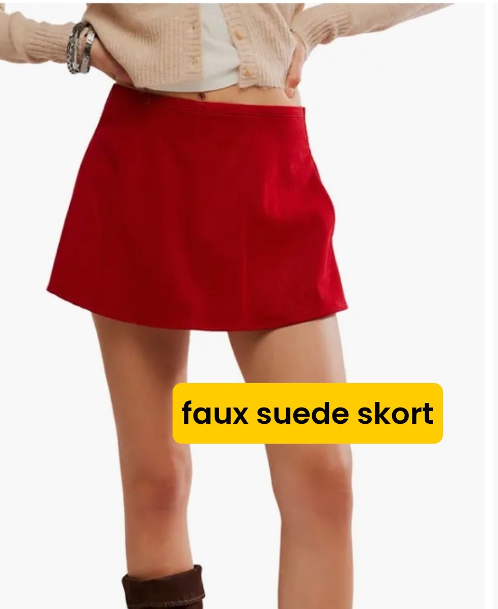Under $100! Faux suede skort
New at Nordstrom 
Perfect to dress up for holiday parties! 

#LTKFindsUnder100