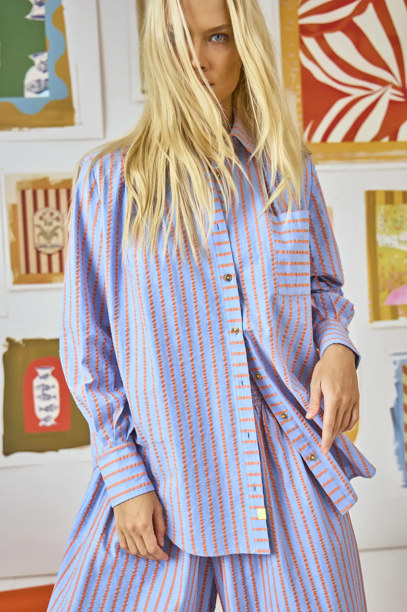 Miles Shirt | Striped Button Down | Hunter Bell | Hunter Bell