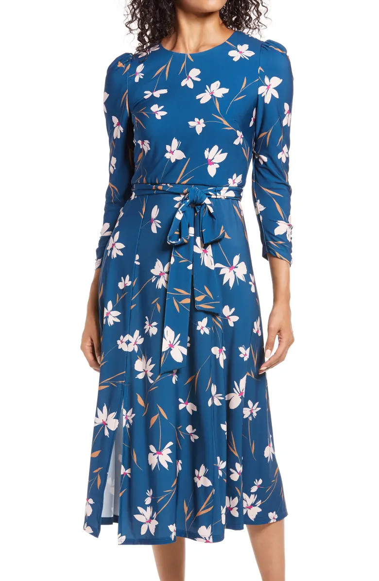 Tie Waist Long Sleeve Dress | Nordstrom