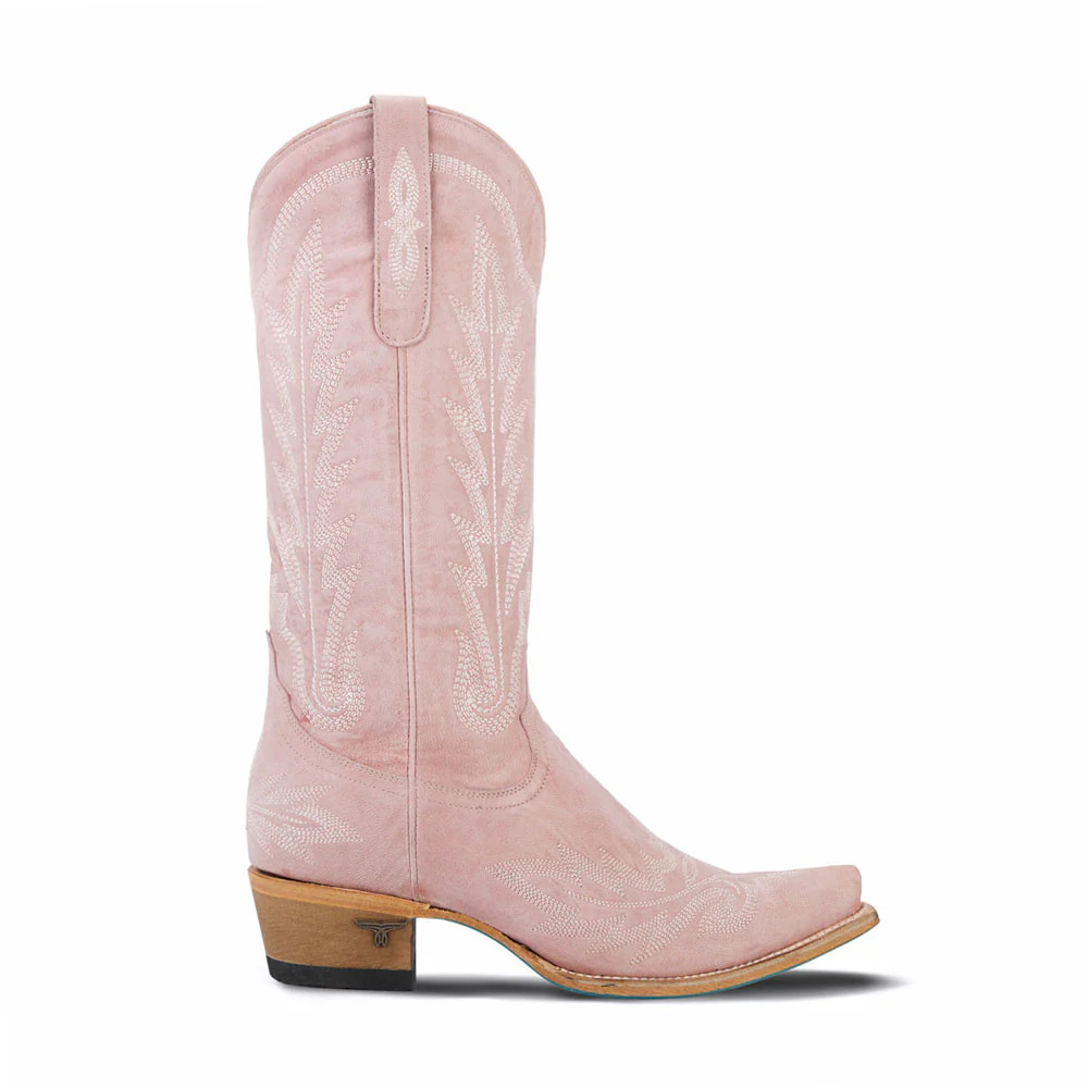 Shop Pink Womens Lane Lexington Embroidered Snip Toe Cowboy Boots | Shoebacca