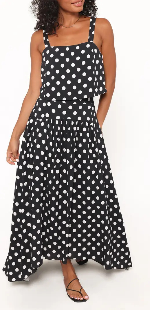Petal & Pup Lula Polka Dot Top & Maxi Skirt Set | Nordstrom | Nordstrom