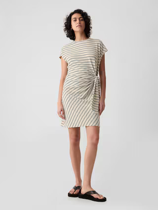 Tie-Knot Mini T-Shirt Dress | Gap (US)