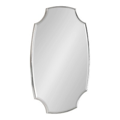 20" x 30" Jovanna Scallop Mirror Silver - Kate & Laurel All Things Decor | Target