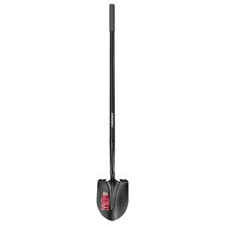 47 in. L Fiberglass Handle Carbon Steel Digging Shovel with Grip | The Home Depot
