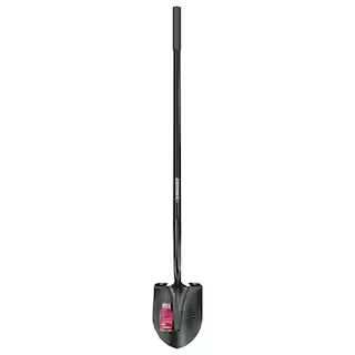 Husky 47 in. L Fiberglass Handle Carbon Steel Digging Shovel with Grip 77416-944 - The Home Depot | The Home Depot