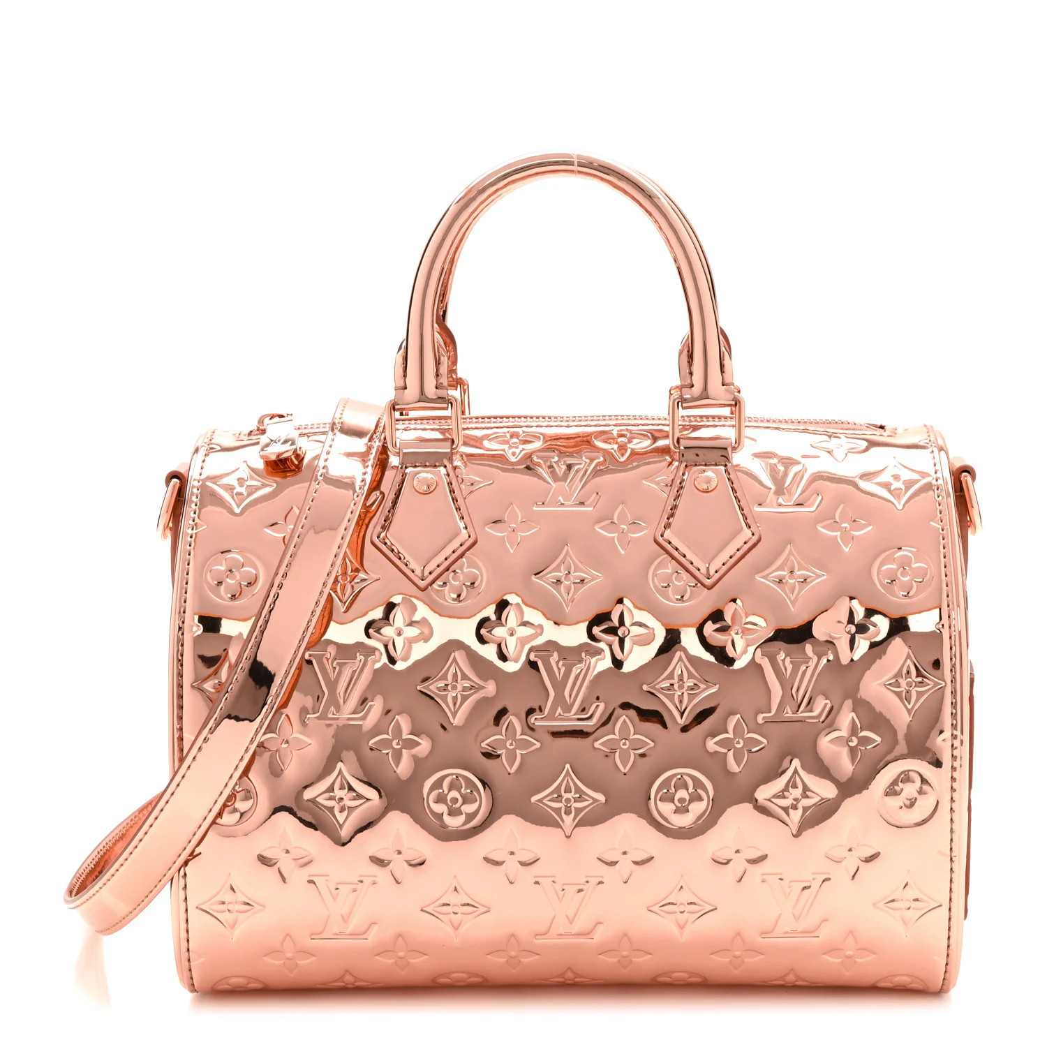 Monogram Miroir Speedy Bandouliere 25 Copper | FASHIONPHILE (US)