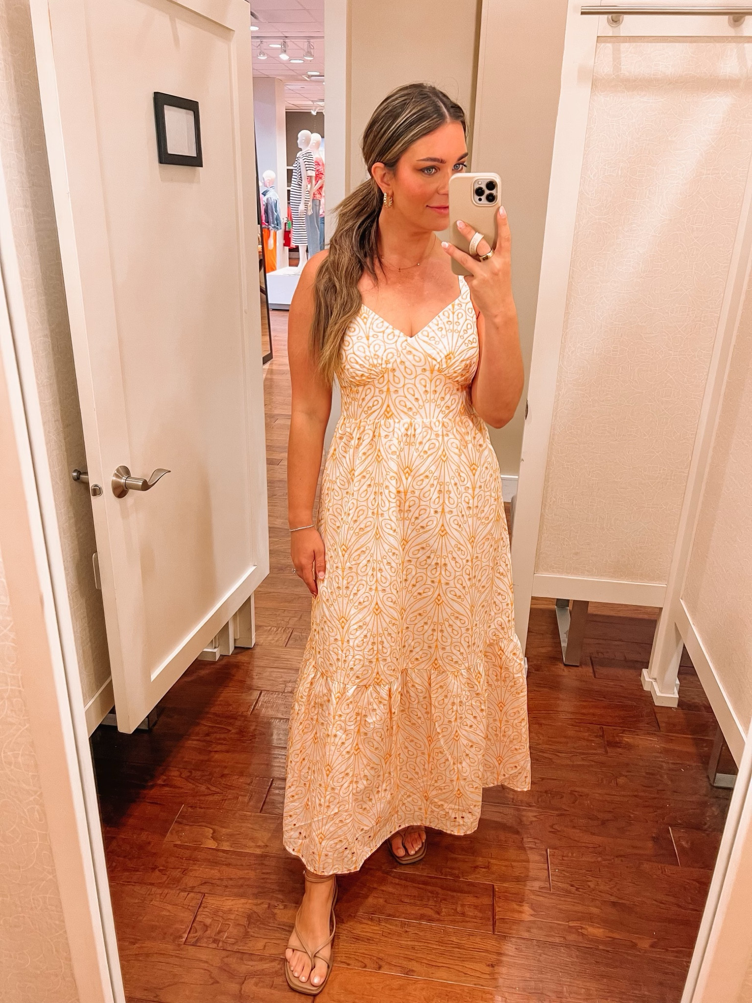 Loft shop eyelet dress