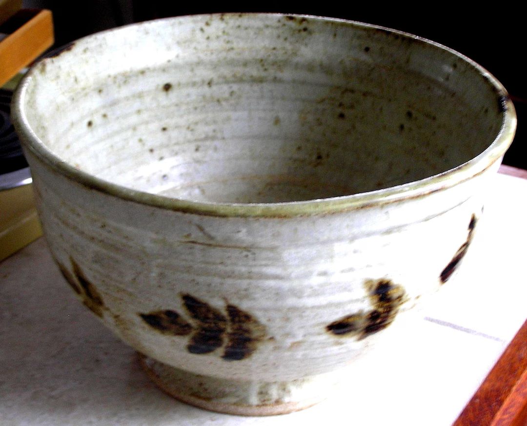 Large Handmade Pottery Mixing / Fruit Bowl "The Homestead Cape Breton" Canada | Etsy (US)