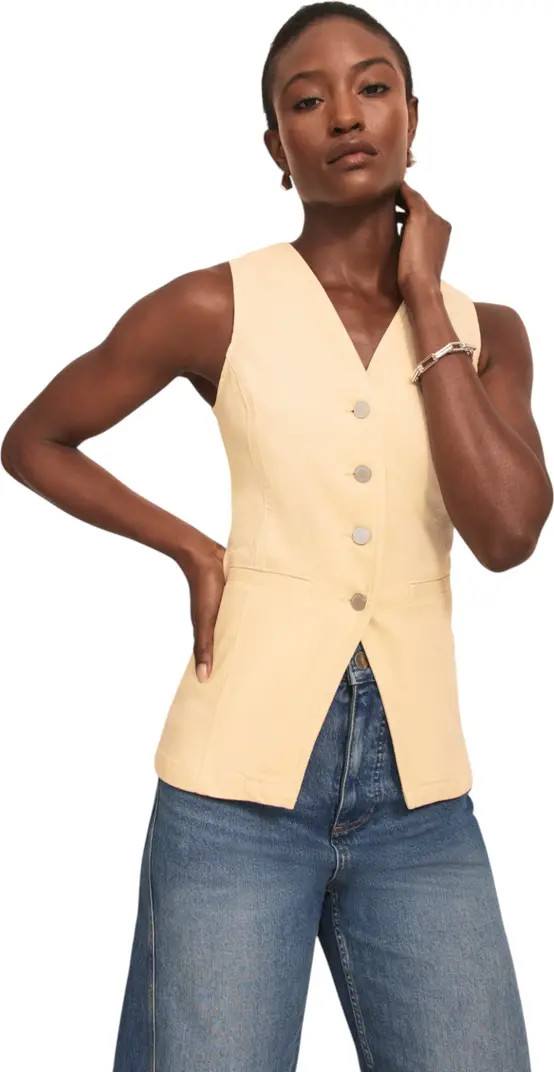 Denim V Neck Waistcoat | Nordstrom