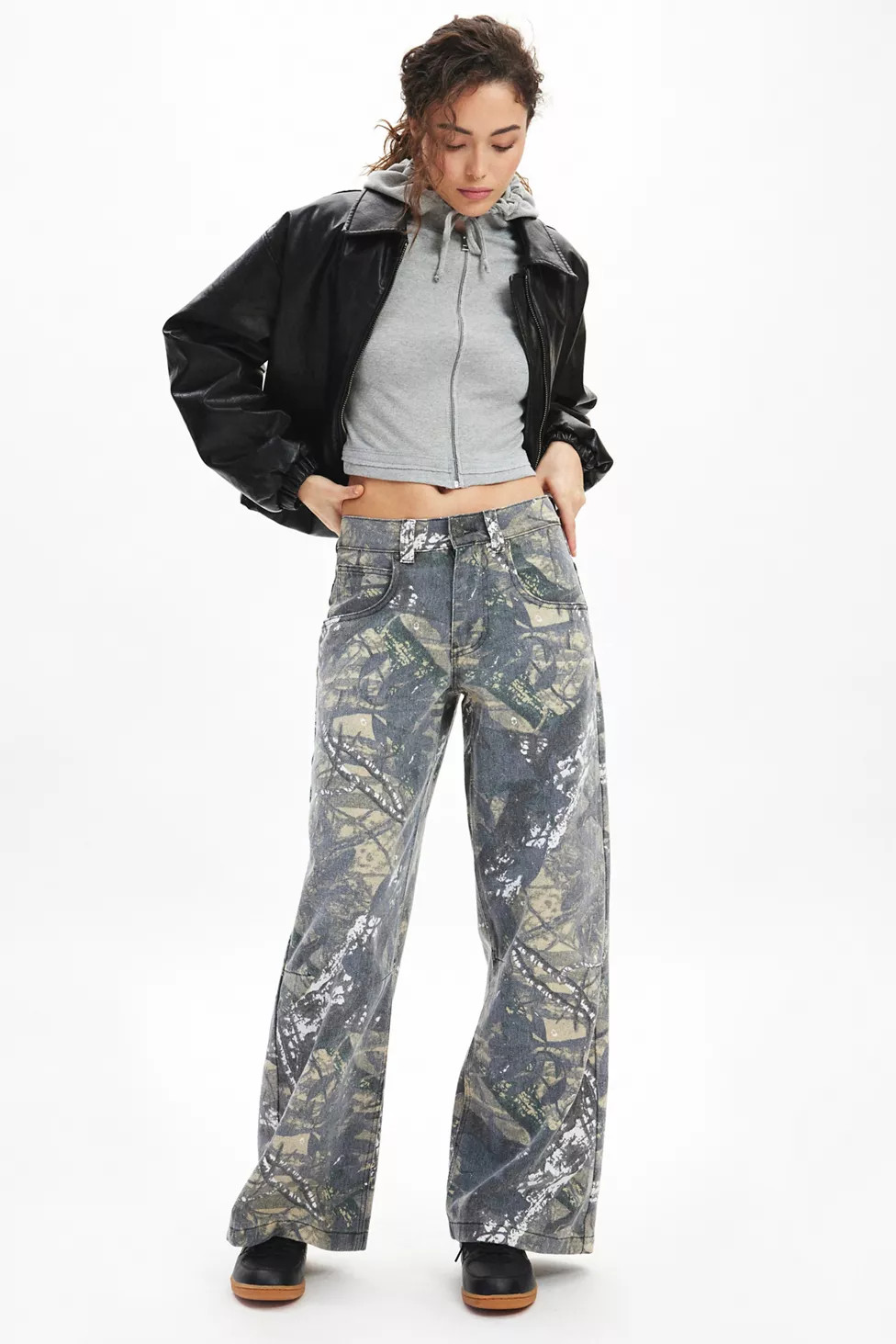 Jaded London Forrest Camo Print Colossus Jean | Urban Outfitters (US and RoW)