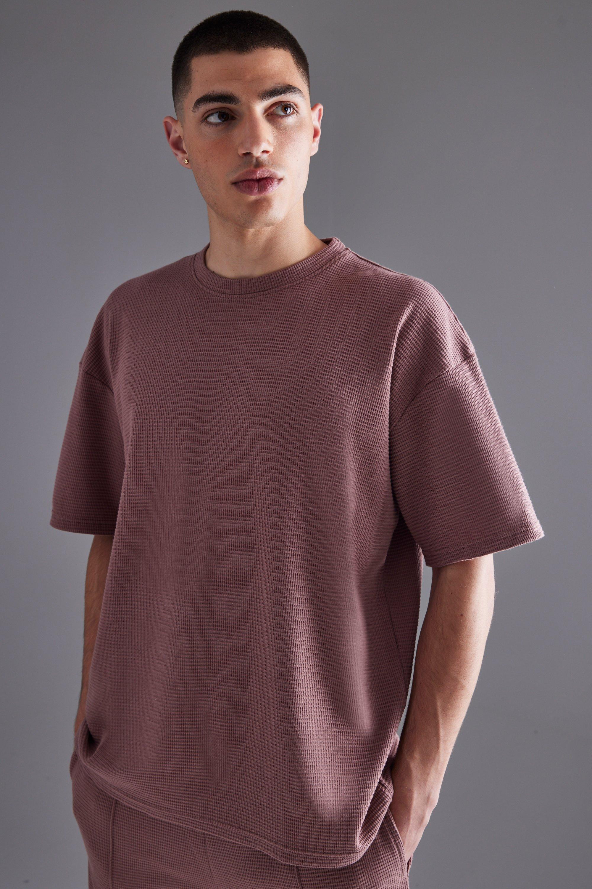 Oversized Double Knit T-shirt | boohooMAN (US & CA)