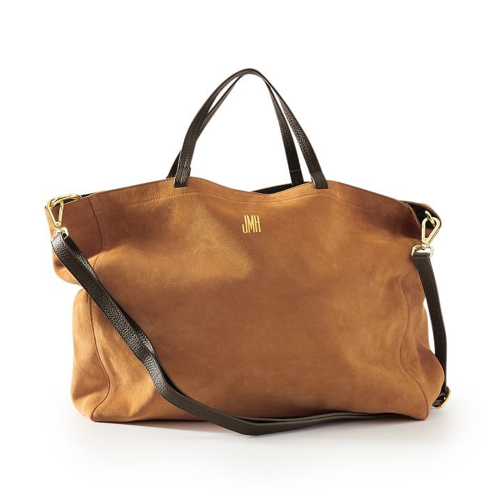 Italian Suede Tote | Mark and Graham