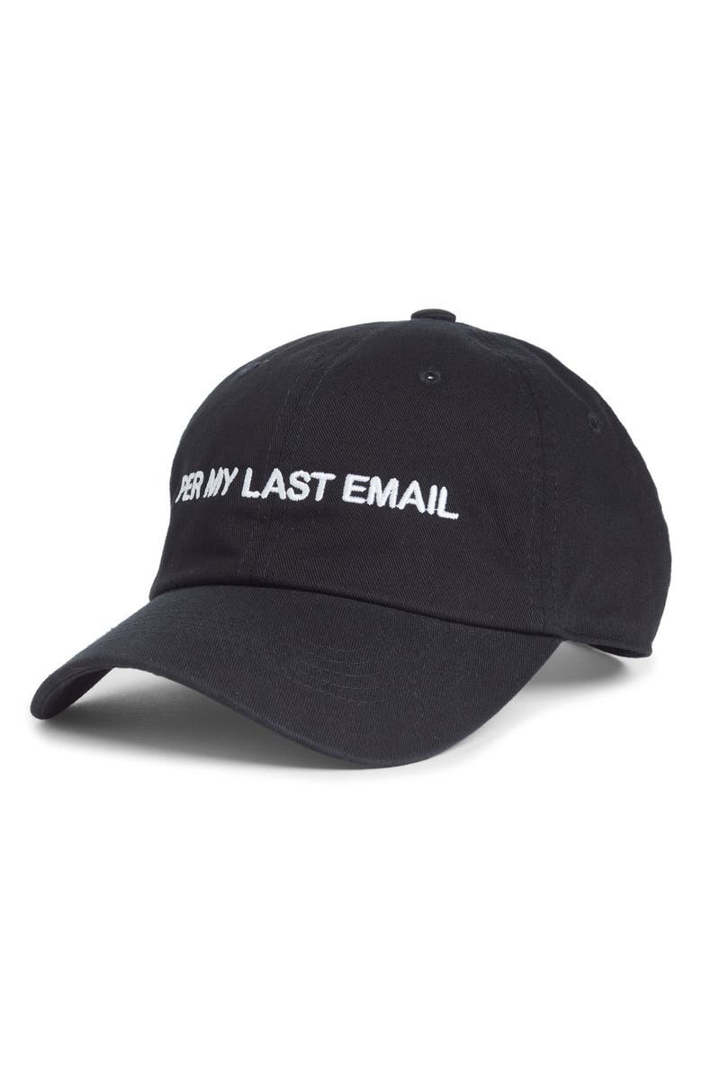 INTENTIONALLY BLANK Per My Last Email Dad Baseball Hat | Nordstrom | Nordstrom
